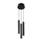 Підвісна люстра чорна W-22 cm GU10 Black Gofre 250809-100005803