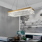 Люстра золота кришталева L-120 cm Led 105W Gold Crystal 250717-100005573