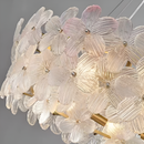 Люстра золота підвісна декоративна Квітка D-60cm E14x8 Gold Flower 250617-100005085