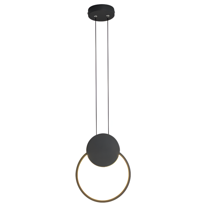 Підвісний світильник Clip circle 10W 4000К Black 250618-100005071