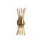 Настінний світильник Tube Shine H-35cm D-12cm Е14x2 Gold 250617-100005116