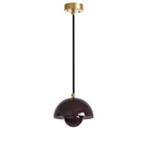 Підвісний світильник чорний з золотом D-20 cm E27 Black+Gold Dome 250733-100005594