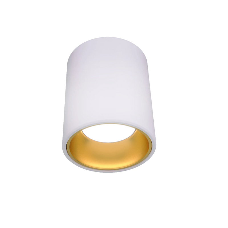 Точковий спот накладний білий з жовтим H-11 cm D-9 cm GU10 White+Yellow 250733-100005600