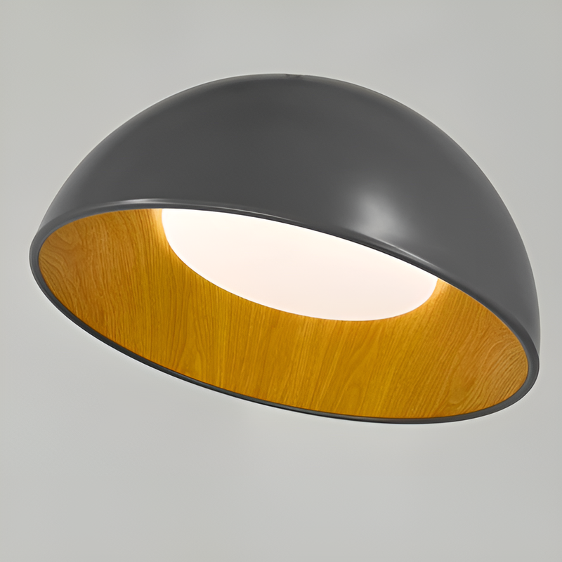 Люстра темно-сіра світлодіодна горшик D-35 cm / D-50 cm Led Grey Fine calm 250718-100005665