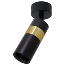 Накладний точковий світильник чорний з золотом Superloop Black+Gold 250762-100005661