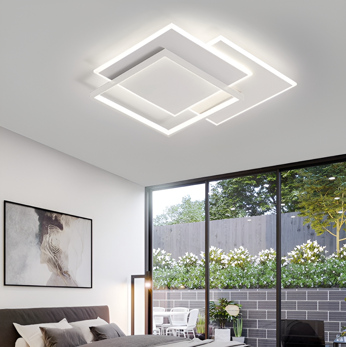 Люстра стельова Trio 70W L-47cm 3000-6500K White 250575-100005026