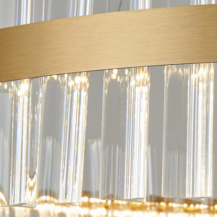 Люстра Glass circle D-60cm Gold 250491-100004592
