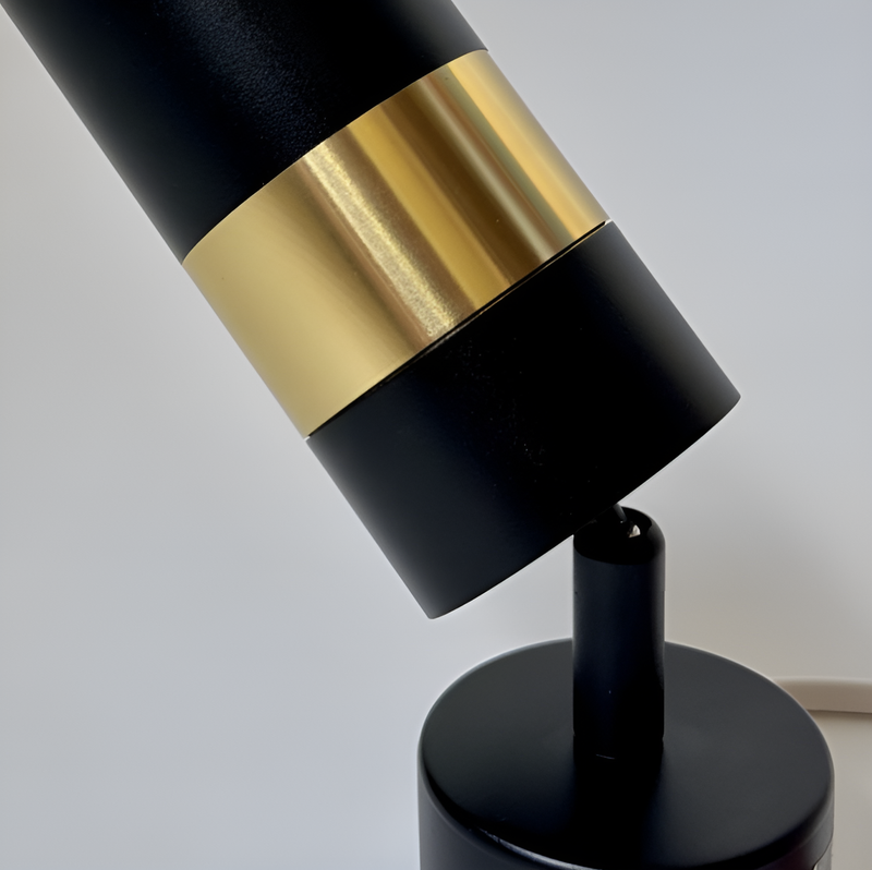 Накладний точковий світильник чорний з золотом Superloop Black+Gold 250762-100005661