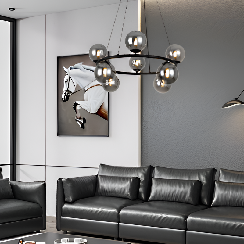 Люстра Bubbles D-60cm Black + Grey G9x8 250536-100004711