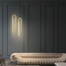 Підвісний Curve світильник Gold L-40cm 18W 250558-100004758