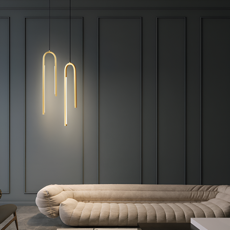 Підвісний Curve світильник Gold L-40cm 18W 250558-100004758