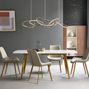 Люстра підвісна Circle Gold х5 L-100cm / L-120cm 86W 3000K-6000K 250618-100005043