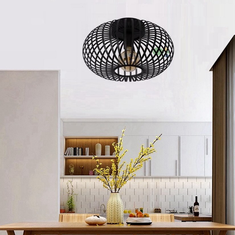 Стельовий світильник lattice D400 1xE27 Black 240419-100003229