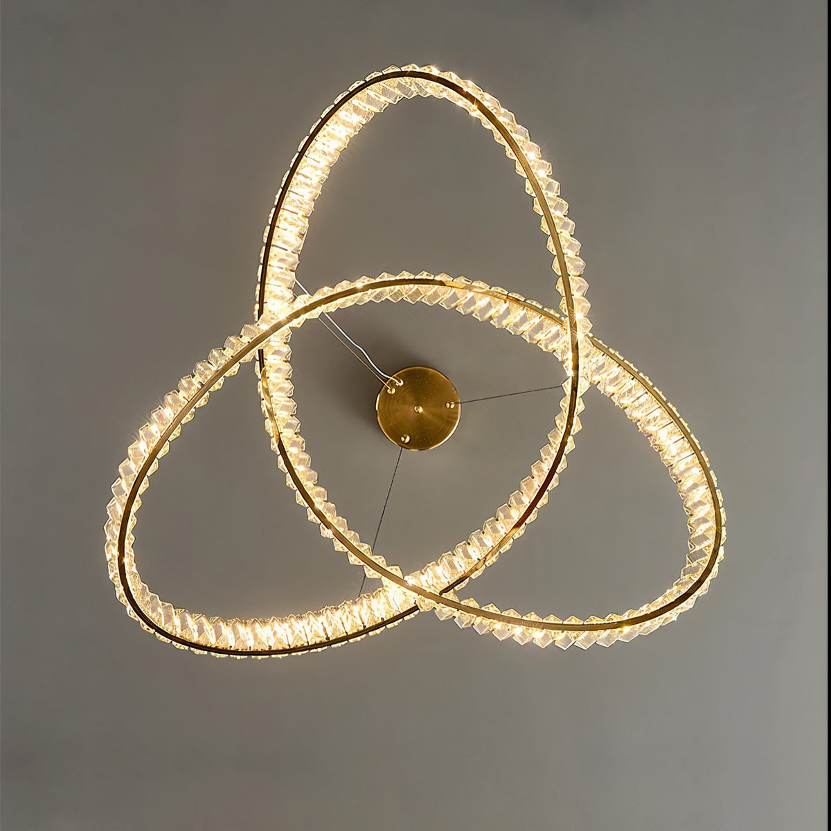 Підвісний світильник Diamond D600 Led 64W 3000K 4000K 6000K Gold Diamond Crystal 241122-100003974