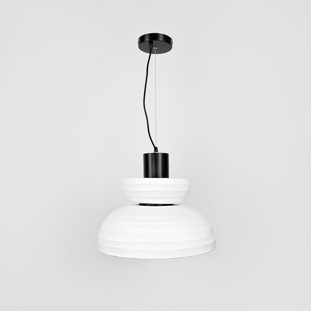 Підвісна люстра біла з абажуром D-40/50/60 cm E27 White 250918-100002084