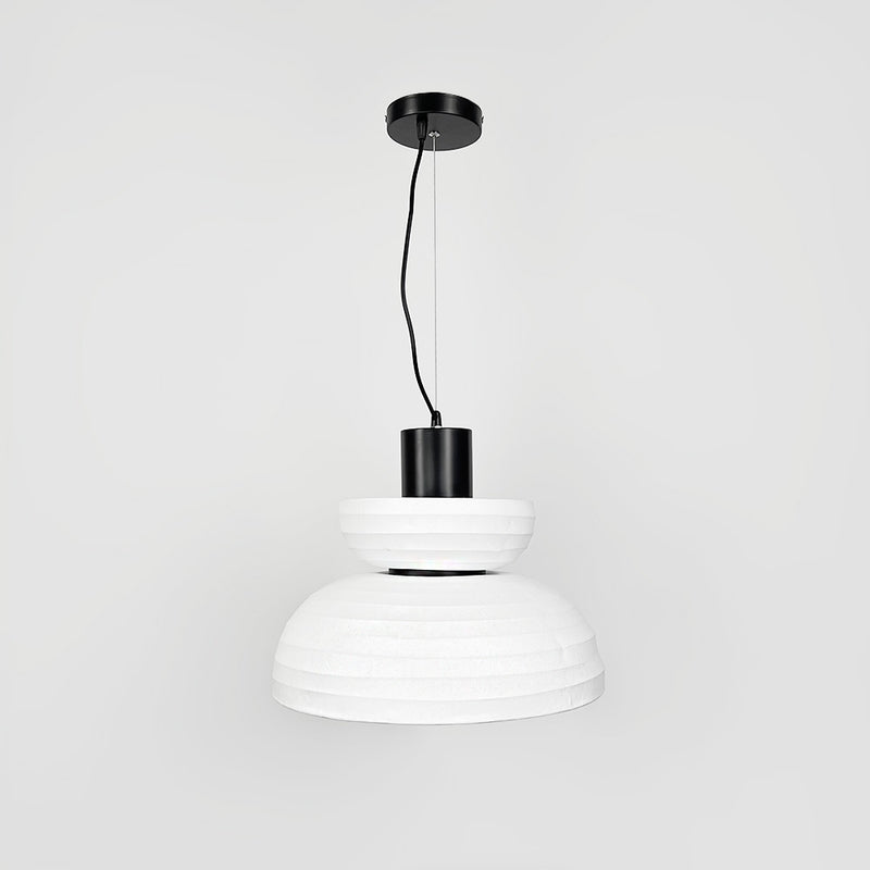 Підвісна люстра біла з абажуром D-40/50/60 cm E27 White 250918-100002084