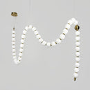 Підвісна люстра з білими перлинами L-400 cm Led 54W White Pearls 251018-100006376