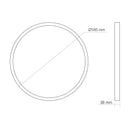 Стельова люстра біла ультраслім D-59,5 cm Led 48W 3000K-6000K White Ultraslim Circle 260954-100008903