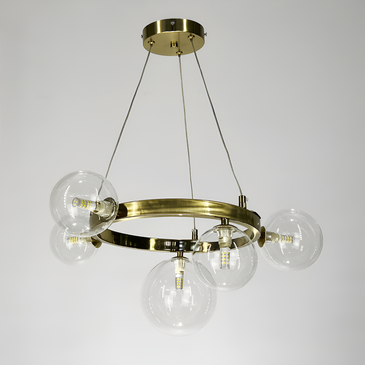 Люстра Modo clear bubble 5xG9 Gold + Clear 250418-100004408