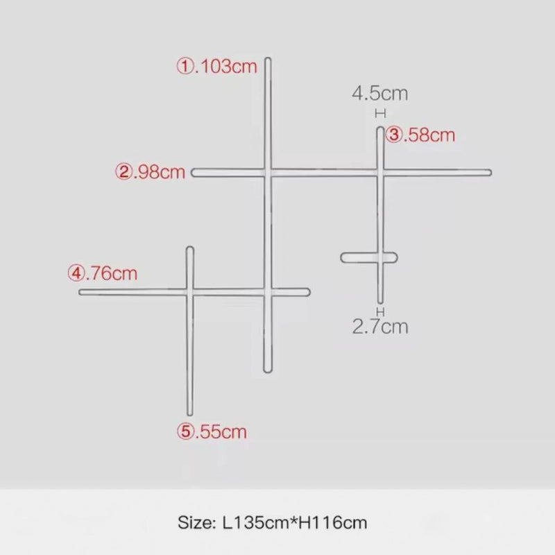 Настінний світильник Geometry H1160 Led 4000K Black 250318-100004212