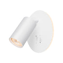 Настінний світильник білий з вимикачем на корпусі D-16 cm GU10 White Spot 251254-100006803