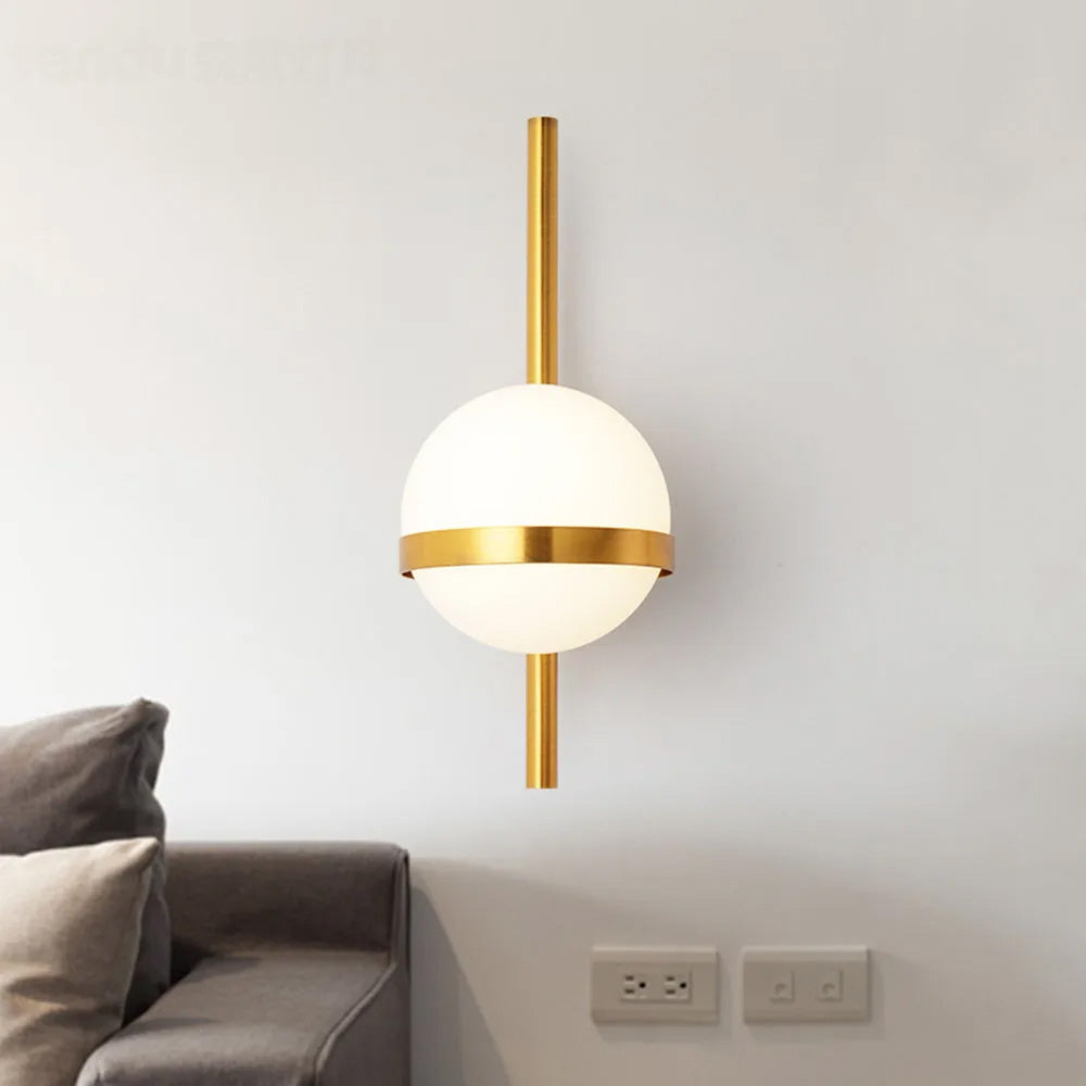 Настінний світильник Вollo L-40 cm E27 Gold + White 250318-100004287