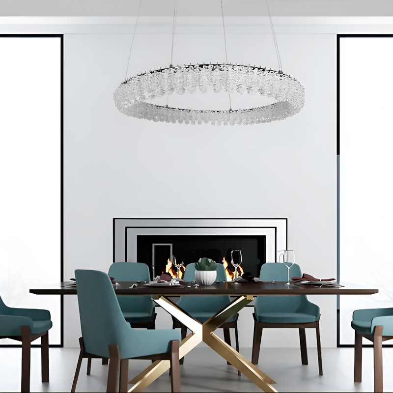 Люстра Crystal D-50cm/60cm/80cm Chrome 250518-100004864