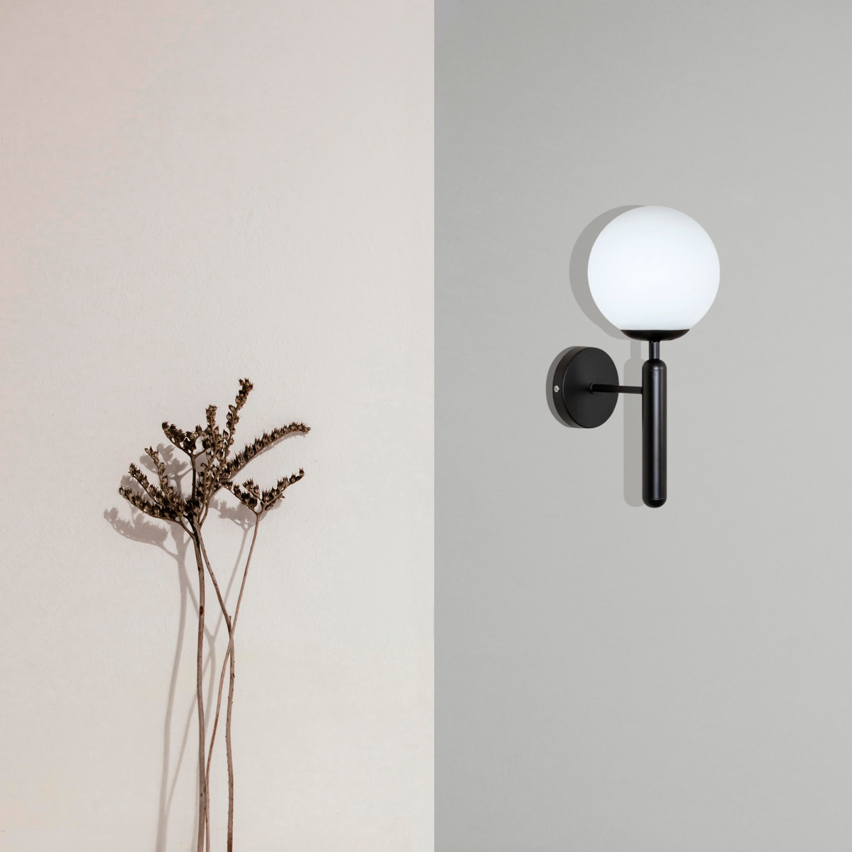 Світильник настінний Faro Bollo -15 cm E27 Black+White  240918-100003732