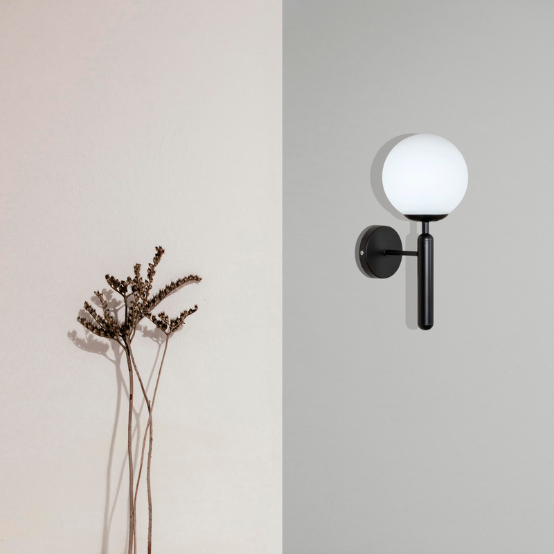 Світильник настінний Faro Bollo -15 cm E27 Black+White  240918-100003732