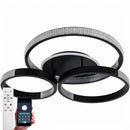 Стельова люстра чорна з пультом L-80 cm H-11.5 cm Led 100W 3000-6000K Black Arka lamp 251174-100006640