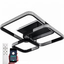 Стельова люстра чорна з пультом L-76 cm H-16 cm Led 130W 3000-6000K Black Arka lamp 251174-100006639