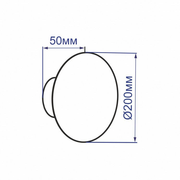 Настінні світильники білі D-15 cm / D-20 cm Led 12W 3000K White Circle 261064-100009101