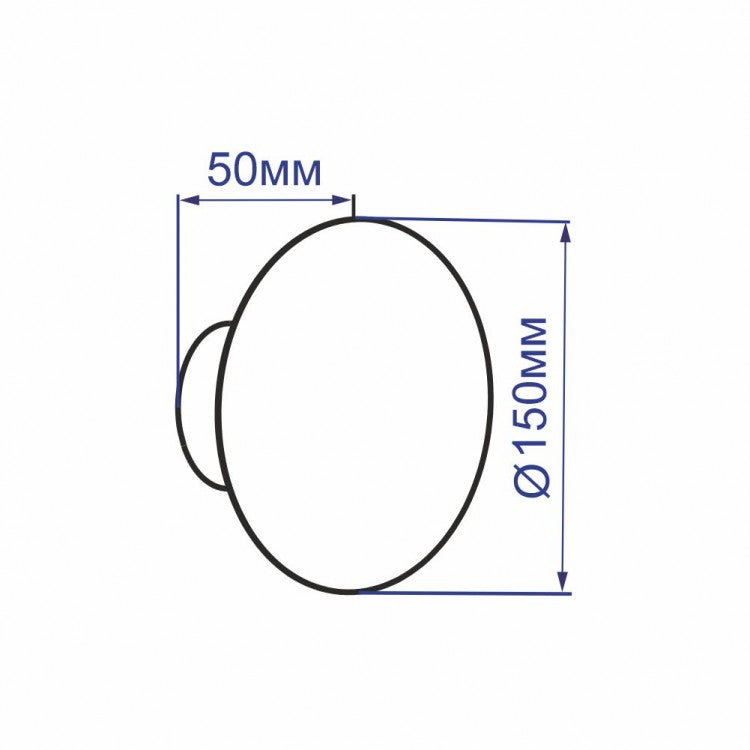 Настінні світильники білі D-15 cm / D-20 cm Led 12W 3000K White Circle 261064-100009101