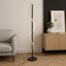 Торшер чорний з білою трубкою H-160 cm Led 30W 4000K Black+White Rope 250731-100005463