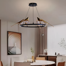 Люстра підвісна Birds D-92cm Ledx6 Black+Gold 250635-100005170