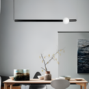 Підвісна люстра Horizontal tubes L-90cm 13W Black+White 250518-100004856