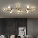 Люстра Golden wood H120 LED-модуль + G9 4000K L930 Led 28W / L1560 Led 57W Black + Gold 240527-100003321