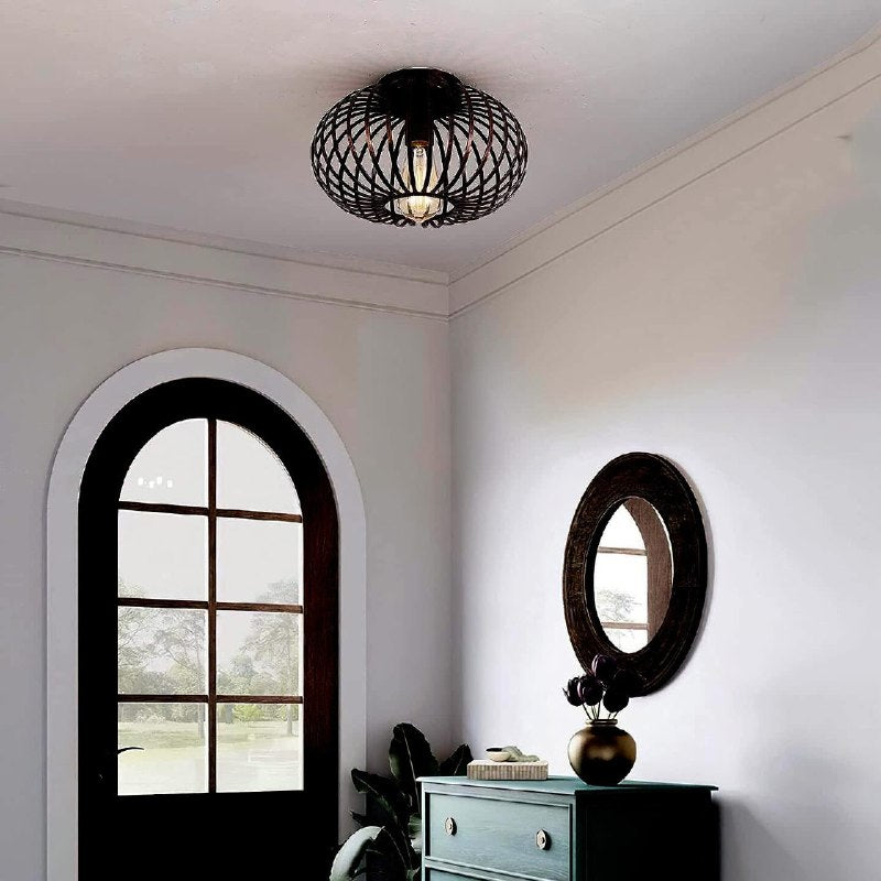 Стельовий світильник lattice D400 1xE27 Black 240419-100003229