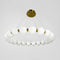 Підвісна люстра золота з білими плафонами D-40/60/ 80 cm Led Gold+White Pearl 250918-100005893