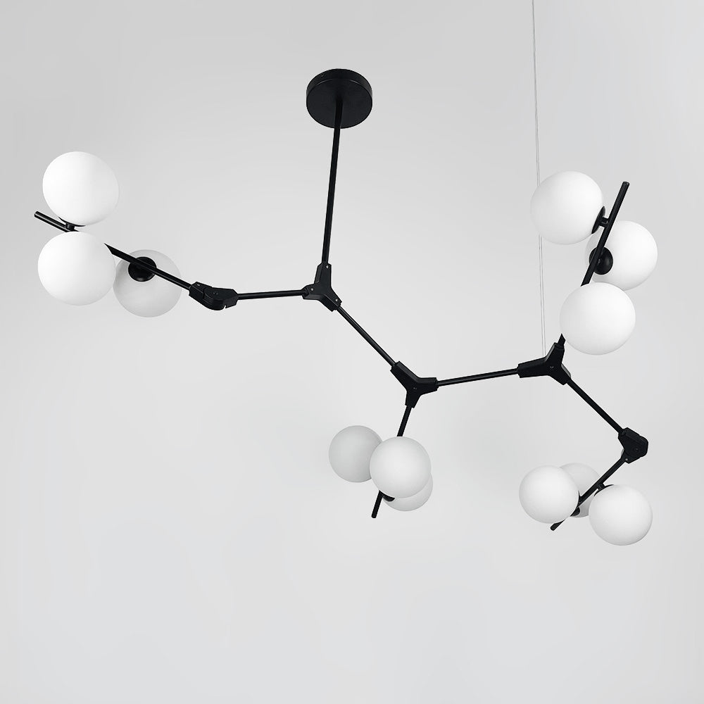 Підвісний світильник Berries H750 12xG9 Black + White 250118-100004109
