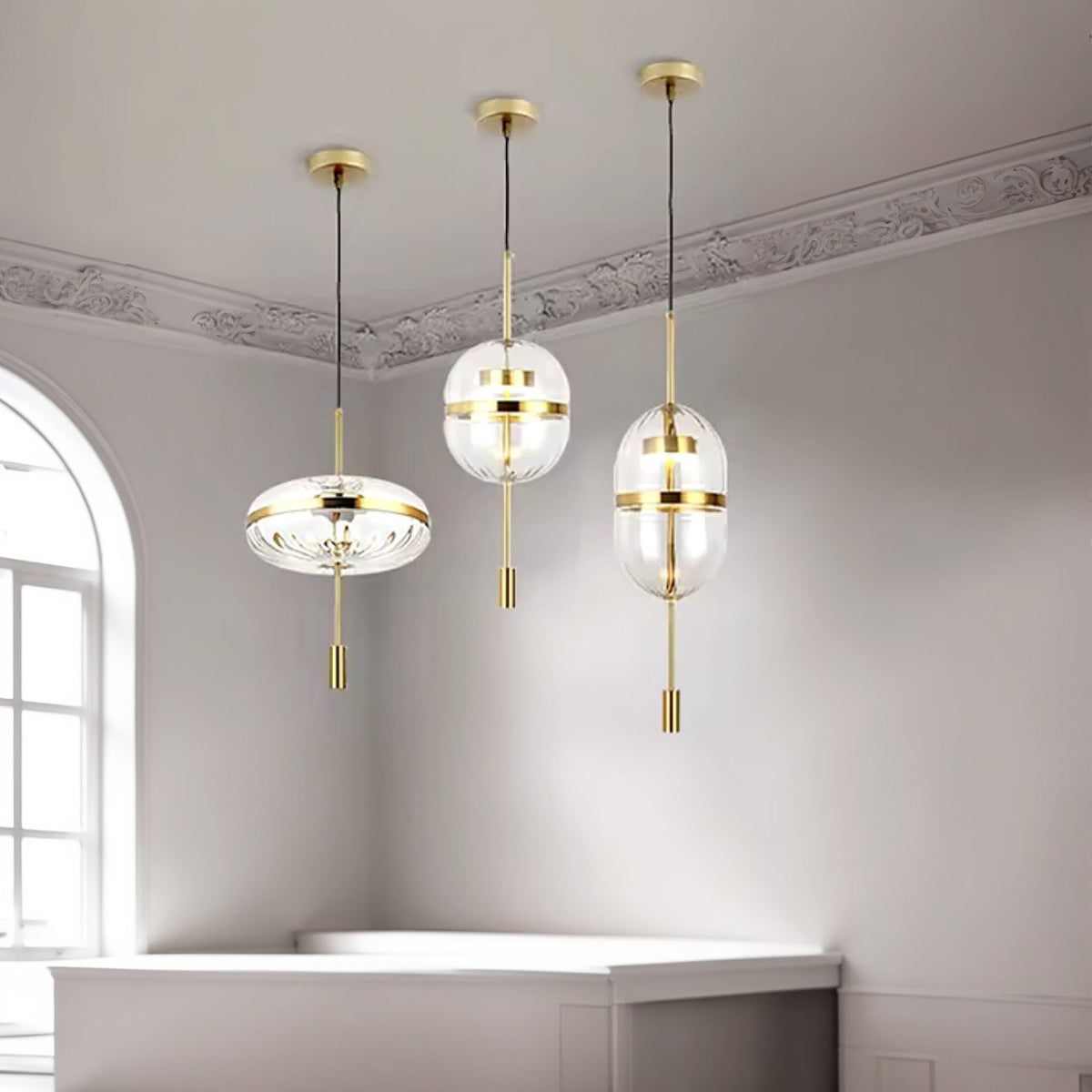 Підвісний світильник Elegance ball D-13 cm Led 5W Gold 241122-100003938