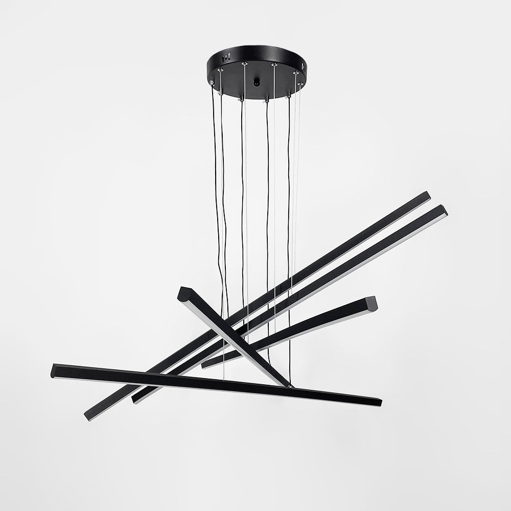 Підвісний світильник з пультом Geometry D-101 Led 124W 3 режими Black 250218-100004140