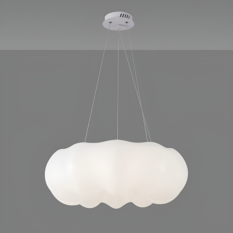Підвісна дитяча люстра біла хмара D-45 см 72W 3000K-6000K White Cloud baby 240158-100002986