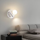 Настінний світильник білий з круглим плафоном D-17 cm Led G9 White Bollo 250718-100005515
