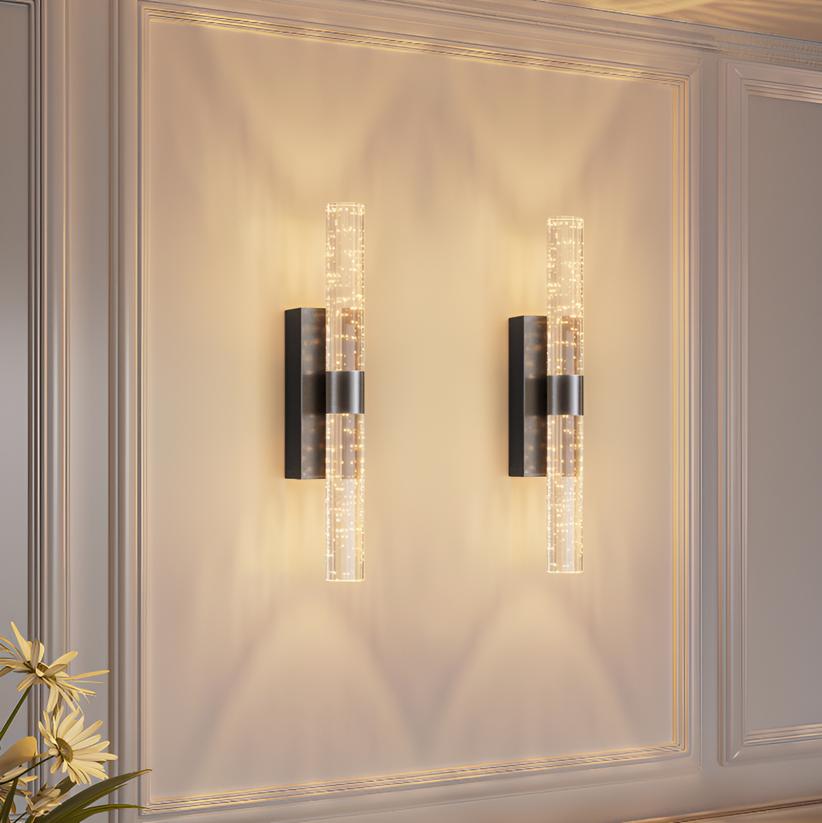 Настінні світильники чорні Led 3W 4000K L-40 cm / L-60 cm Black Clear 250718-100005514