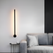 Бра лінійні чорний без хвостика H-60 cm Led 3500K Pipe Pin Black Matt 230220-100001395