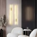 Бра лінійні золоті H-70 cm / H-94 cm Led 3500K Gold Sand 211020-100000448