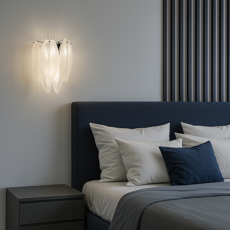 Настінний світильник Feathers gloss lamp H22 2xE14 Gold / Chrome 230535-100001523