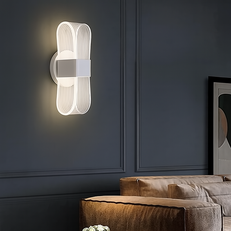 Настінний світильник Лед золотий, чорний, білий H-21 cm Led 24W 3000K-6000K Black / White / Gold Porima  230149-100001355