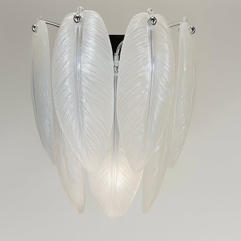 Настінний світильник Feathers gloss lamp H22 2xE14 Gold / Chrome 230535-100001523